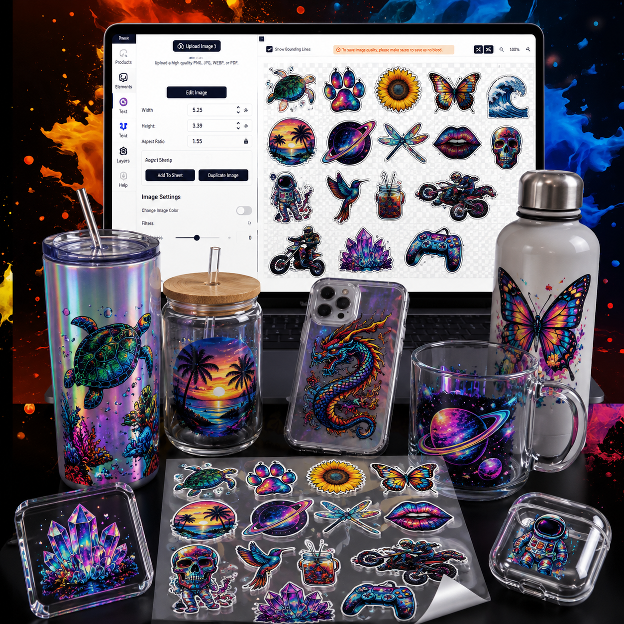 Build Your UV DTF Gang Sheet