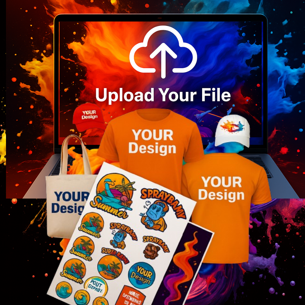 Upload Your Custom DTF Gang Sheet